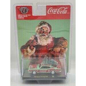 M2 Machines 1968 Plymouth Barracuda 90 Years of Coca-Cola Christmas Diecast Car